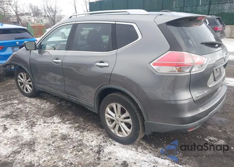 2016 Nissan Rogue Sv from USA, damaged, VIN KNMAT2MV2GP712945